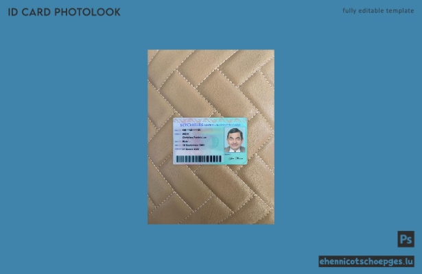 Beispielansicht des Fotos für den nationalen Personalausweis der Seychellen